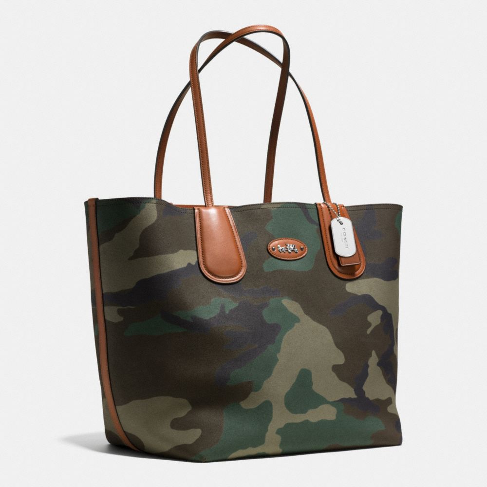 coach reversible camo tote