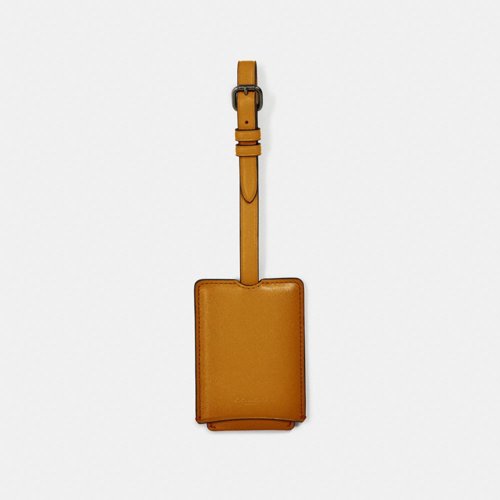 COACH 33700 - LUGGAGE TAG AMBER