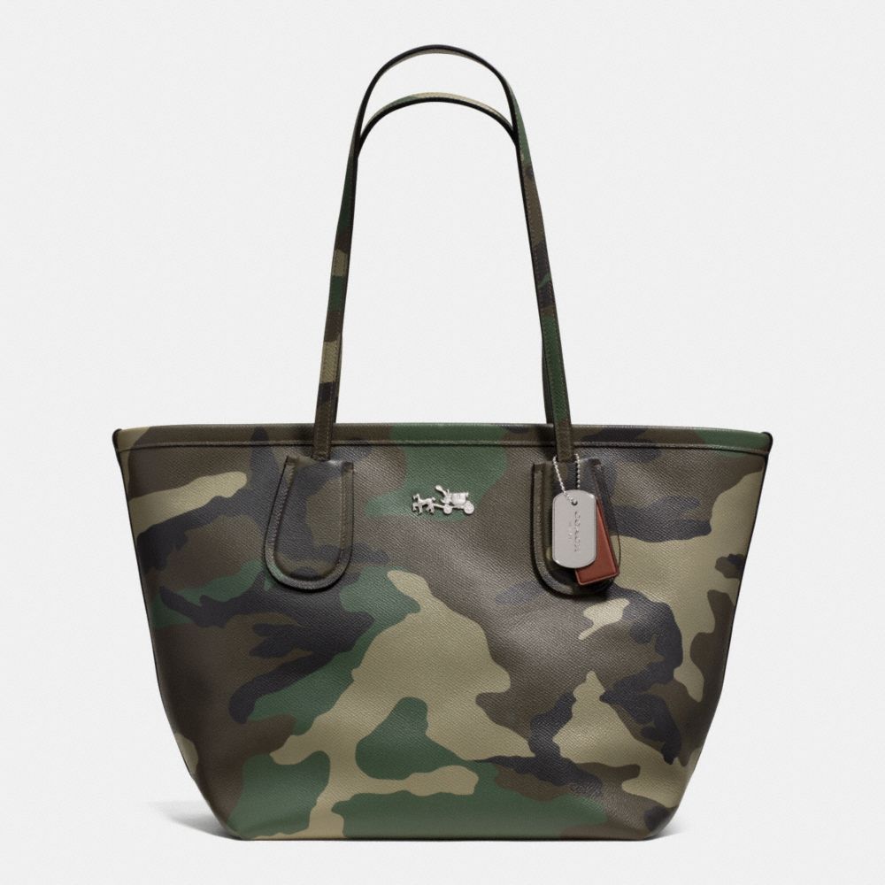 coach camo tote