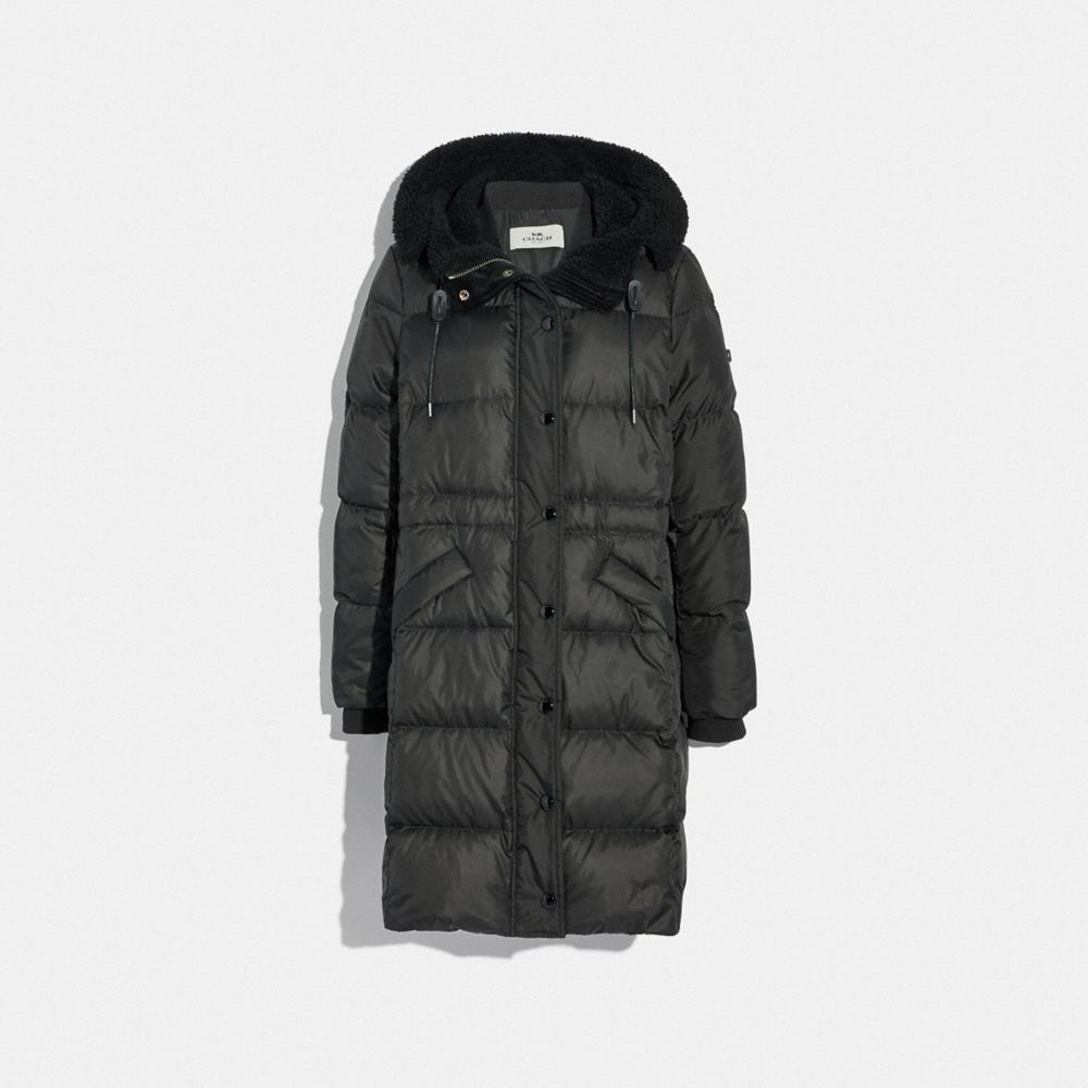 COACH 34128 - LONG PUFFER BLACK