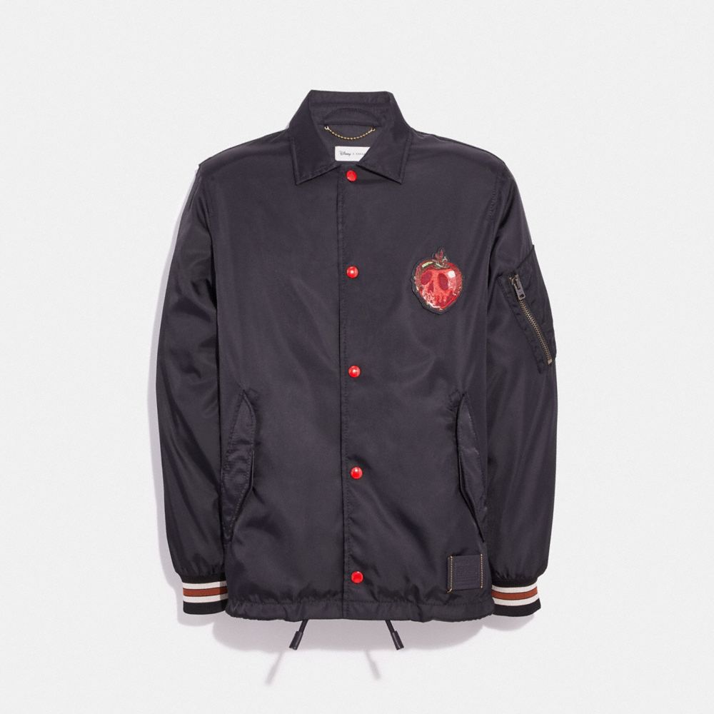 COACH DISNEY X COACH POISON APPLE COACH'S JACKET - BLACK - 34202