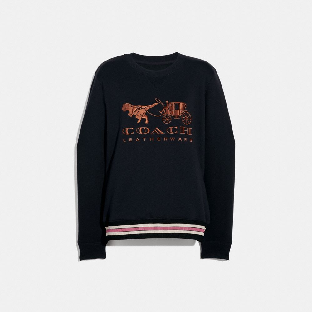COACH Rexy And Carriage Sweatshirt - BLACK - 34649