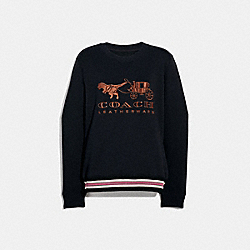 COACH 34649 Rexy And Carriage Sweatshirt BLACK