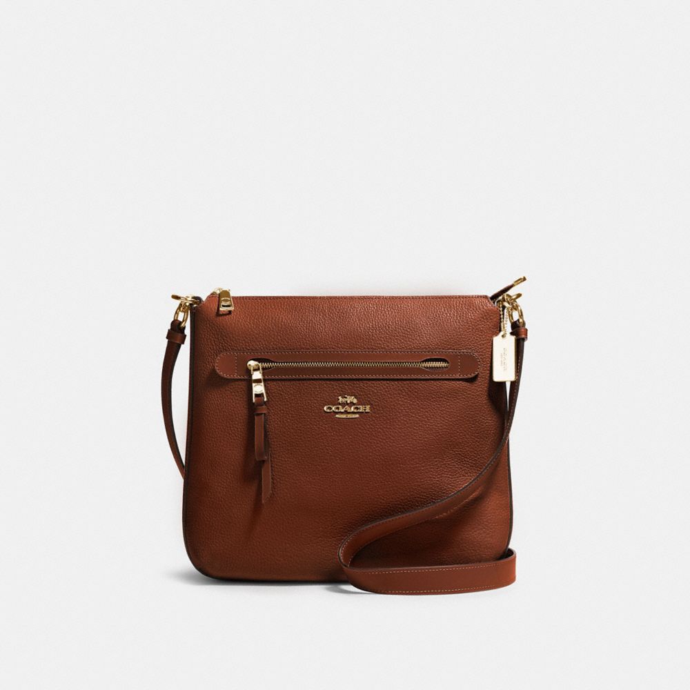 COACH 34823 Mae File Crossbody IM/REDWOOD