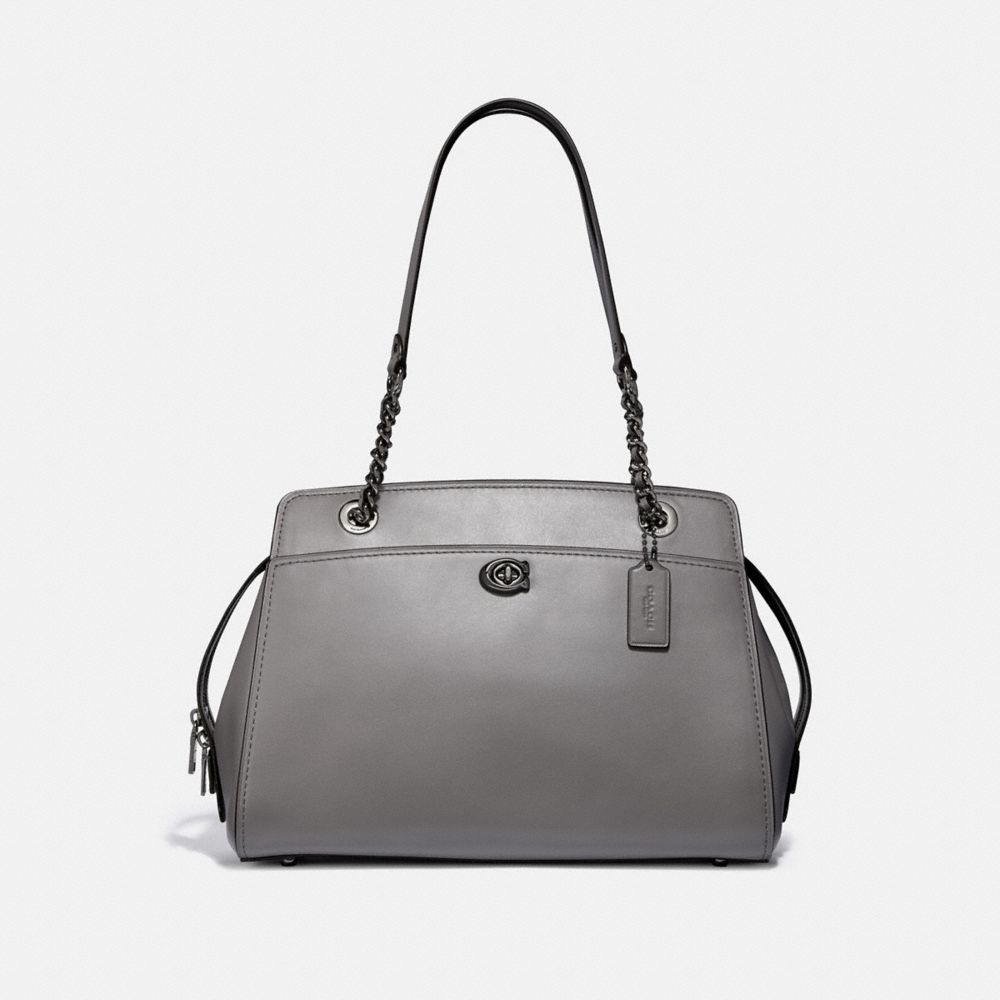 COACH 35575 - PARKER CARRYALL HEATHER GREY/GUNMETAL