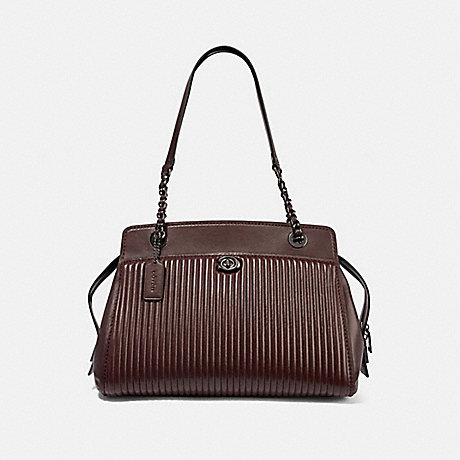 COACH 35576 PARKER CARRYALL WITH QUILTING GM/OXBLOOD