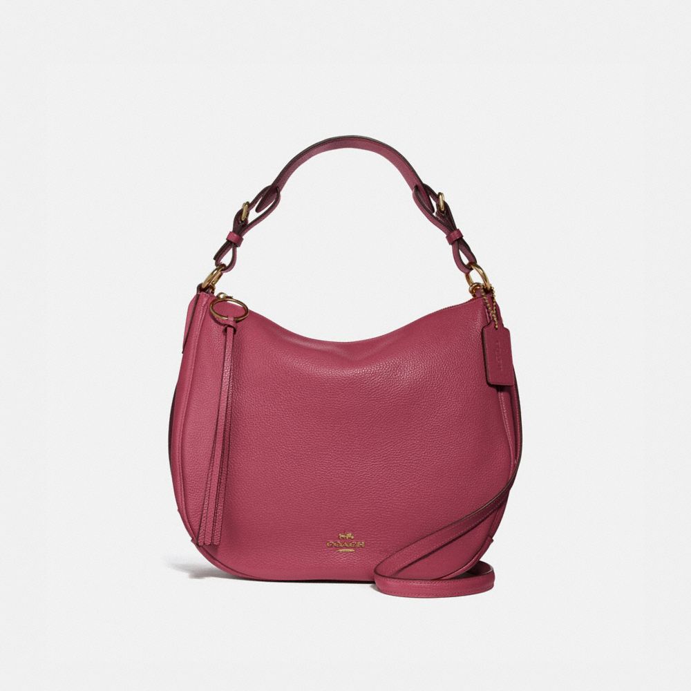 COACH 35593 SUTTON HOBO GOLD/DUSTY-PINK