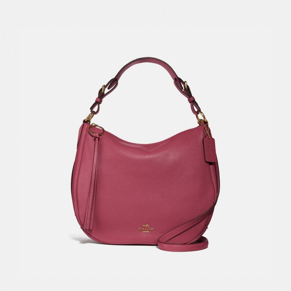 COACH 35593 SUTTON HOBO GOLD/DUSTY PINK