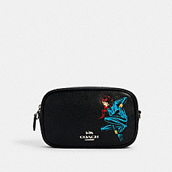 COACH 3562 - COACH â”‚ MARVEL CONVERTIBLE BELT BAG WITH BLACK WIDOW SV/BLACK MULTI