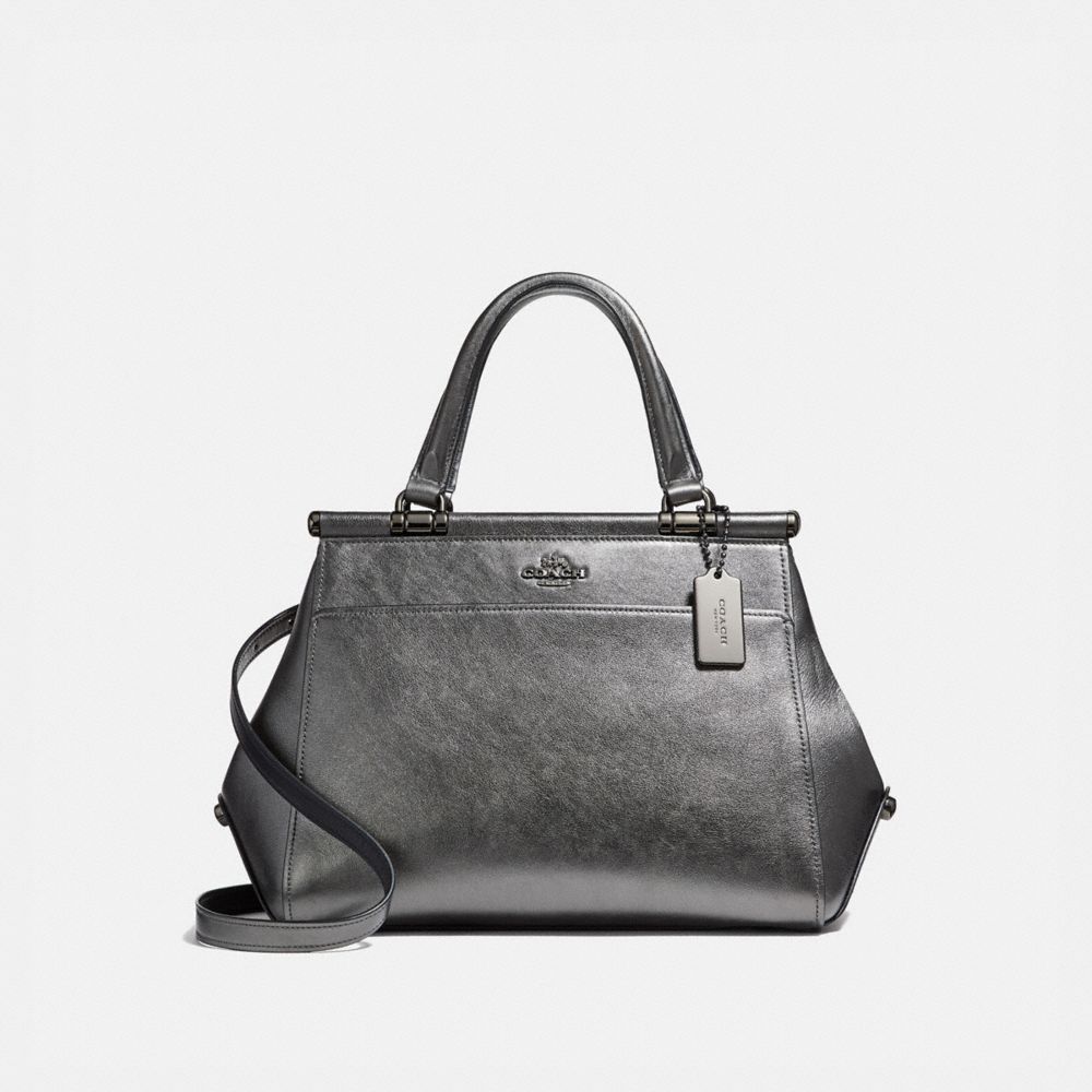 COACH 36086 - GRACE BAG METALLIC GRAPHITE/DARK GUNMETAL