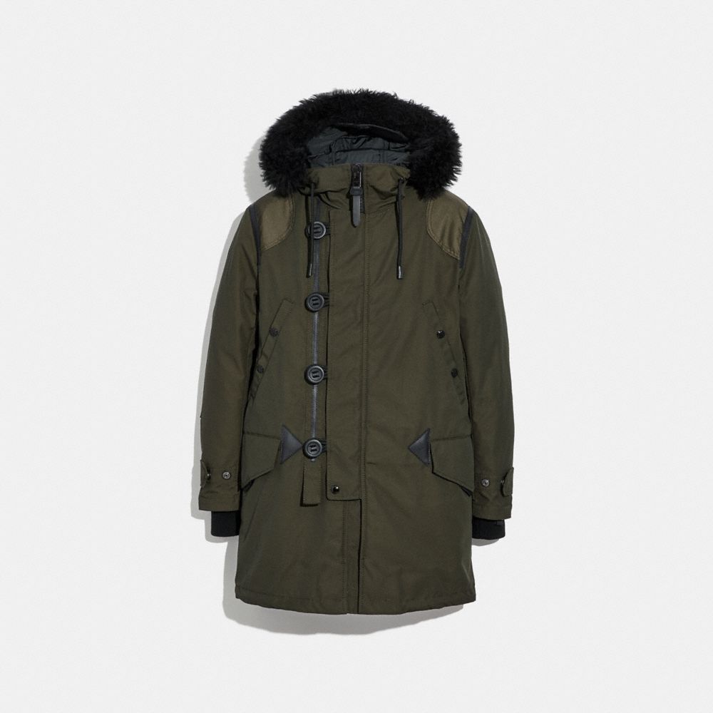 COACH 36340 Parka OLIVE