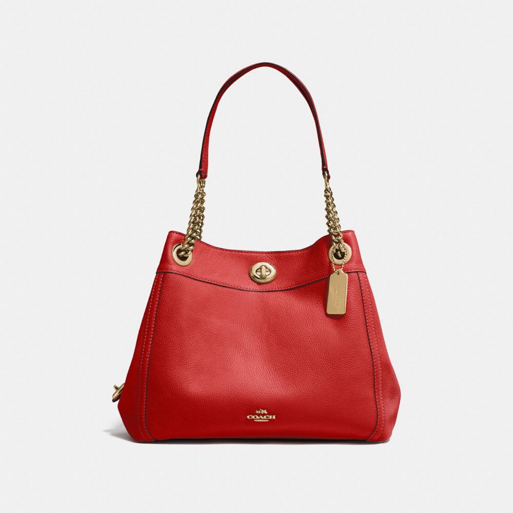 COACH 36855 TURNLOCK EDIE SHOULDER BAG LI/JASPER