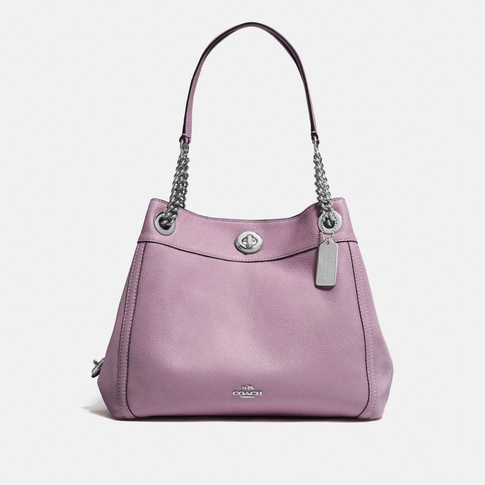 TURNLOCK EDIE SHOULDER BAG - SV/JASMINE - COACH 36855