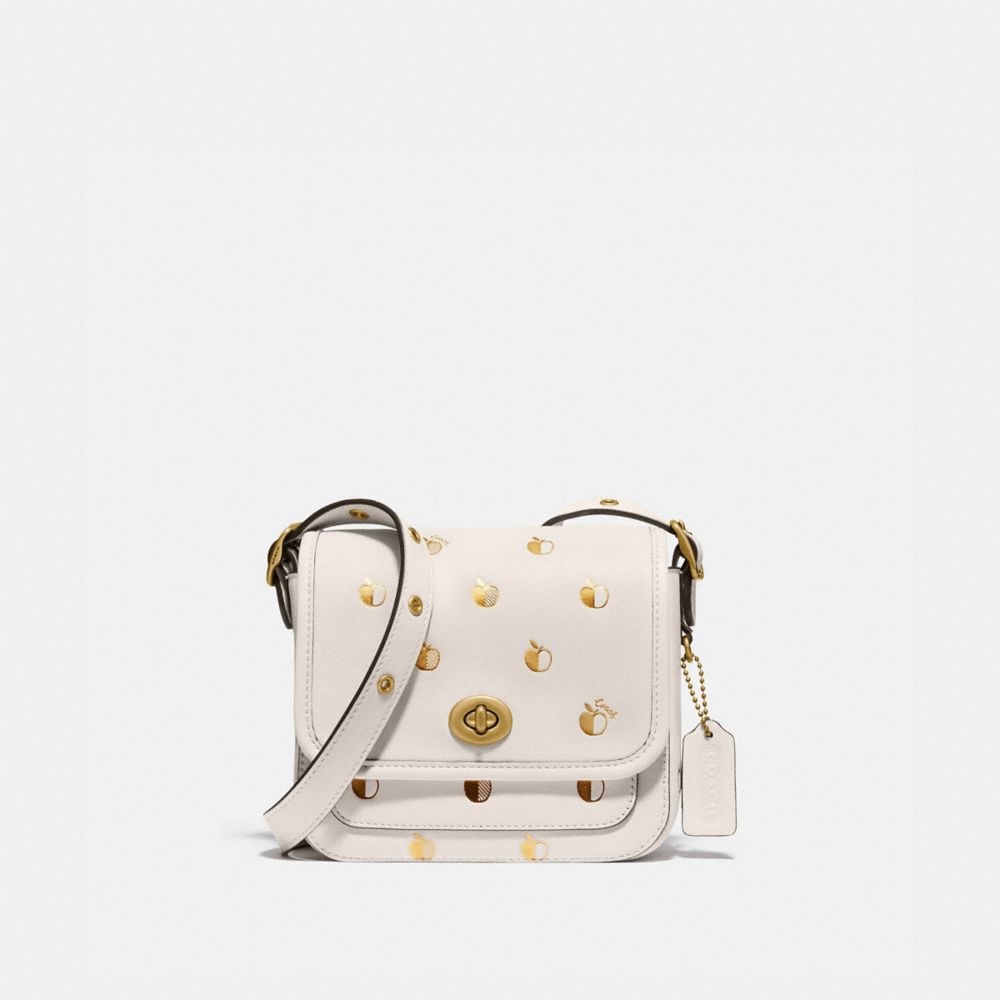 RAMBLER CROSSBODY 16 WITH APPLE PRINT - 3694 - B4/CHALK