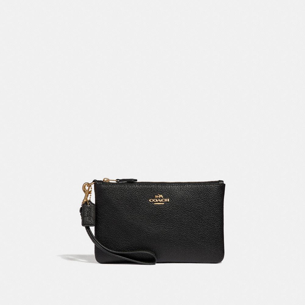 COACH BOXED SMALL WRISTLET - LI/BLACK - 37389B