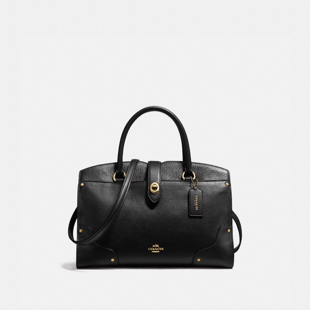 MERCER SATCHEL 30 - LI/BLACK - COACH 37575