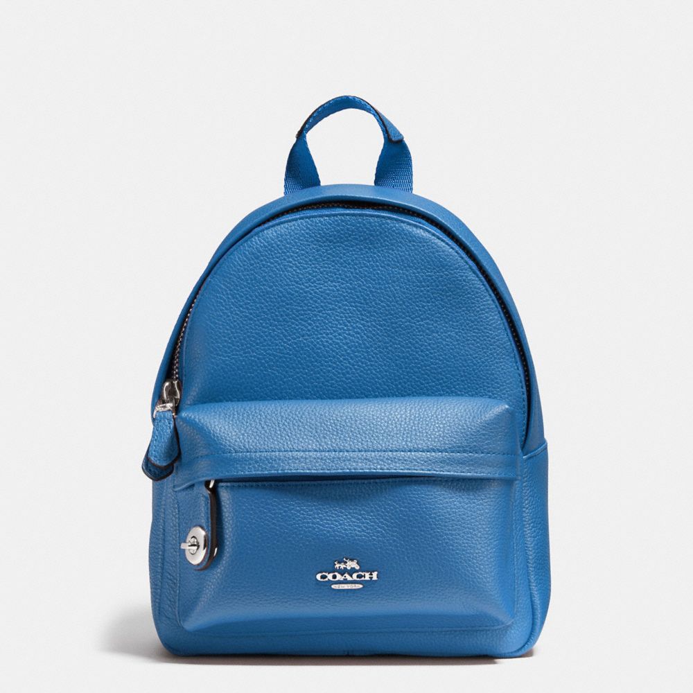 coach mini backpack blue