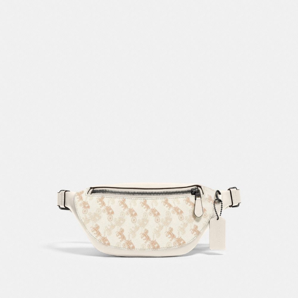 Coach Warren Mini Belt Bag With Houndstooth Print