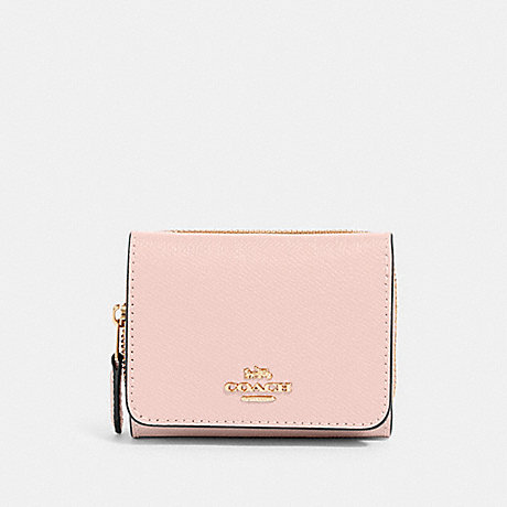 COACH SMALL TRIFOLD WALLET - IM/BLOSSOM - 37968