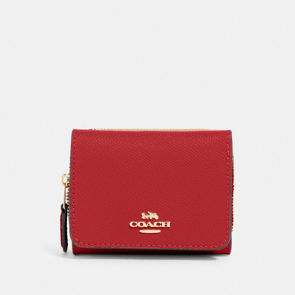 COACH 37968 - SMALL TRIFOLD WALLET IM/1941 RED