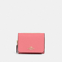 Small Trifold Wallet - GOLD/TAFFY - COACH 37968