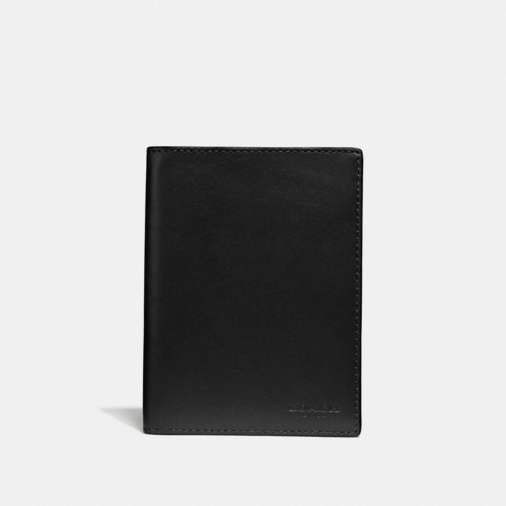COACH 38080 Passport Case Black