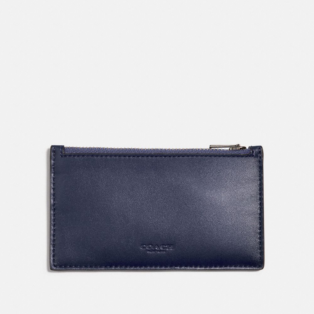 COACH 38144 - ZIP CARD CASE CADET