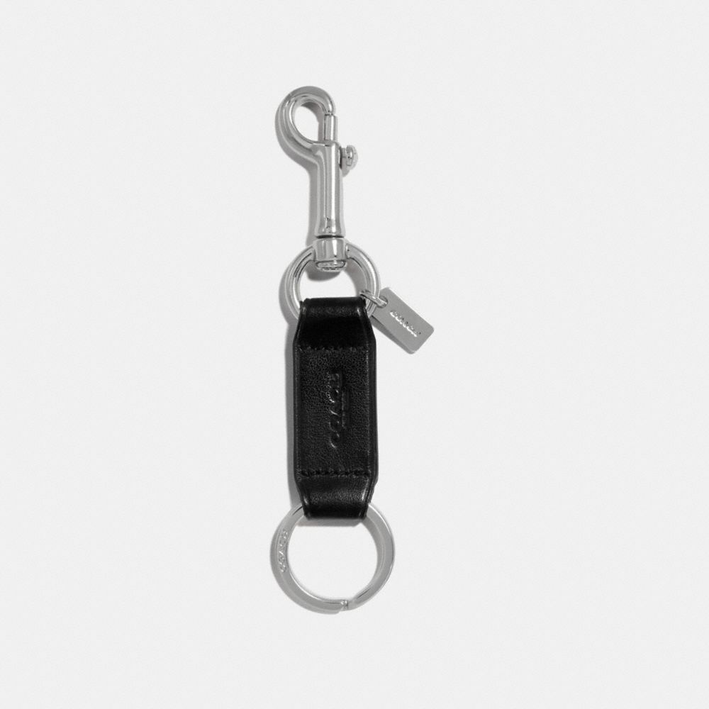 COACH Trigger Snap Key Fob - BLACK - 38166