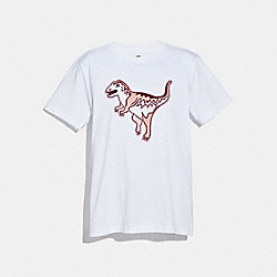 COACH 38432 - EMBROIDERED REXY T-SHIRT OPTIC WHITE