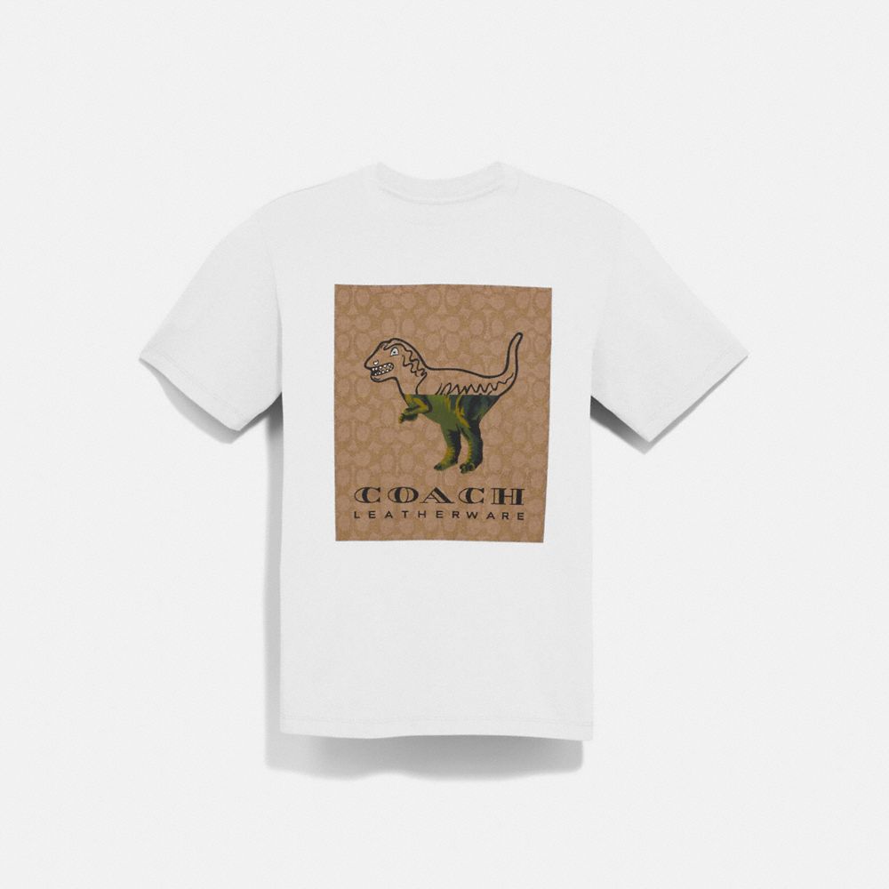 COACH 3848 - SIGNATURE REXY T-SHIRT WHITE