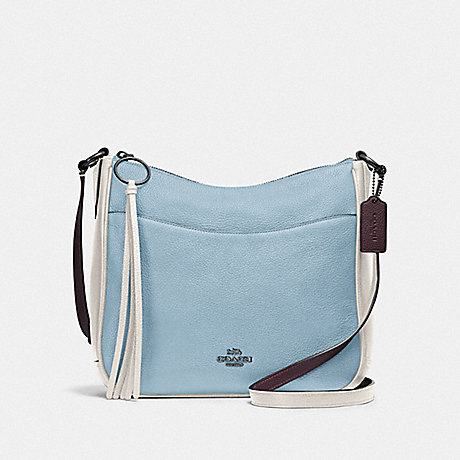 COACH 38696 CHAISE CROSSBODY IN COLORBLOCK V5/WATERFALL MULTI