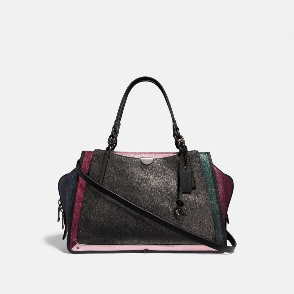 COACH 38842 DREAMER 36 IN COLORBLOCK METALLIC-GRAPHITE-MULTI/PEWTER