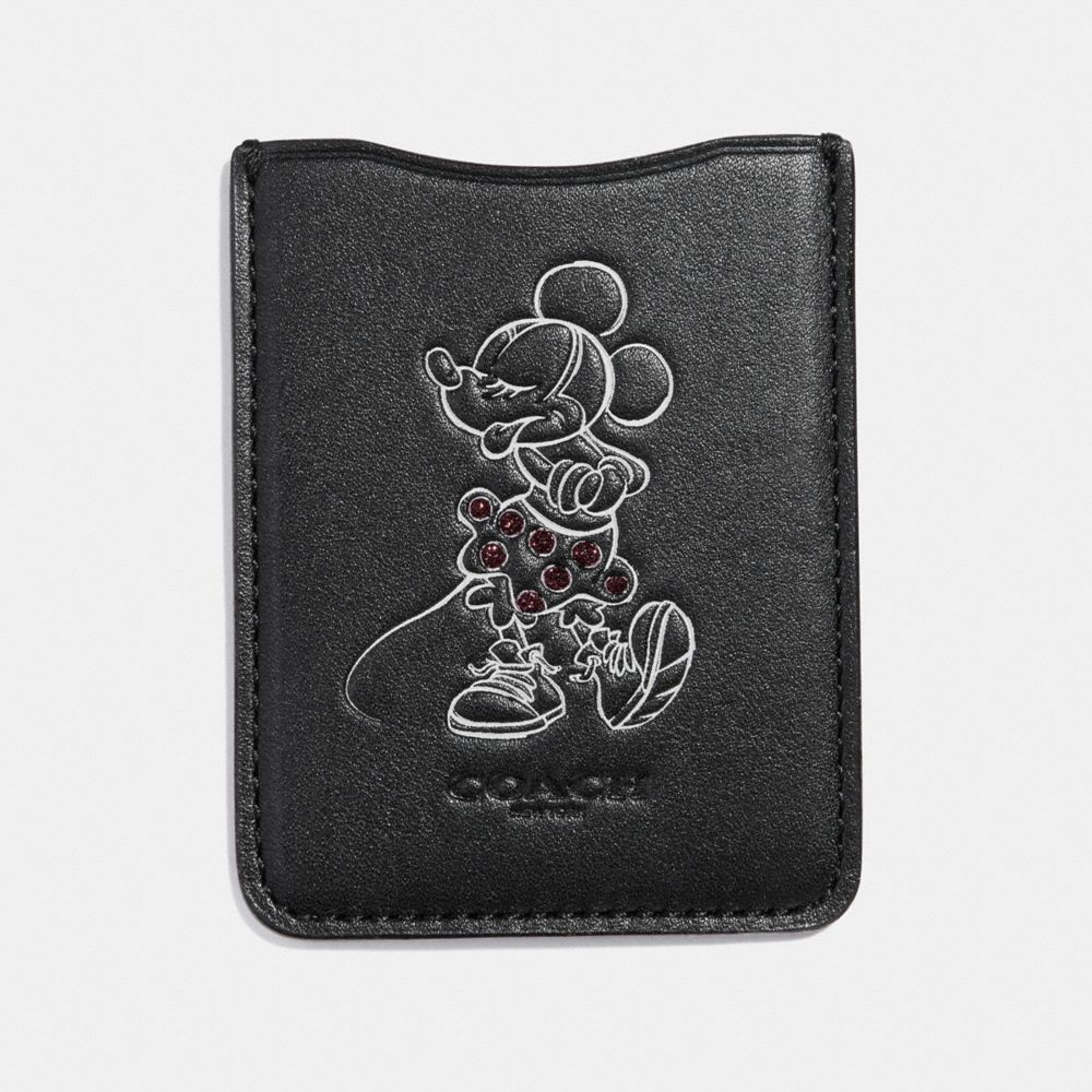 COACH 39016 MINNIE MOUSE POSE PHONE POCKET STICKER BLACK