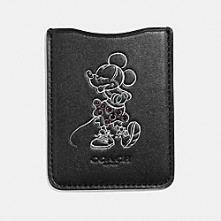 COACH 39016 Minnie Mouse Pose Phone Pocket Sticker BLACK