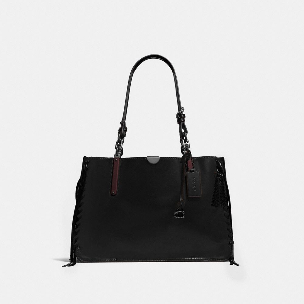 DREAMER TOTE 36 - PEWTER/BLACK - COACH 39235