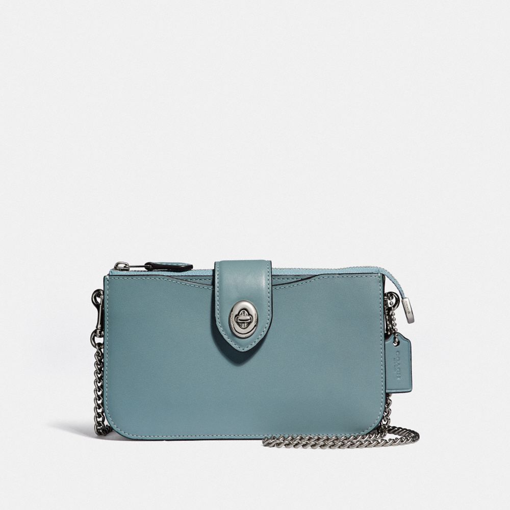 COACH TURNLOCK CROSSBODY - SAGE/SILVER - 39253