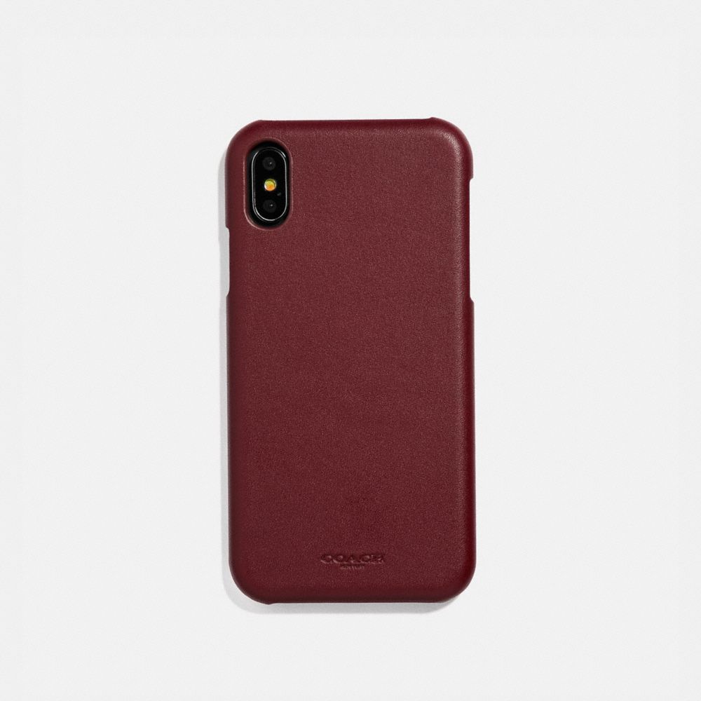 COACH 39450 - IPHONE XR CASE RED CURRANT
