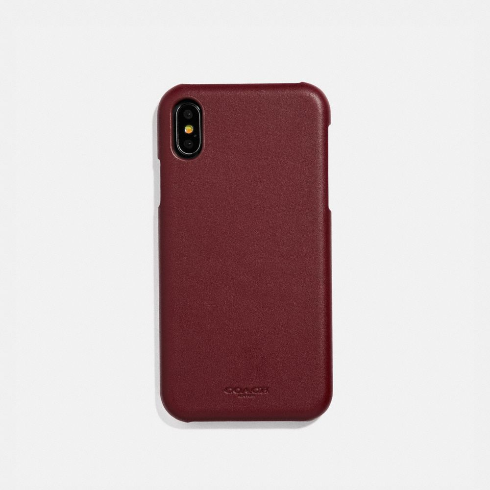 COACH IPHONE XR CASE - RED CURRANT - 39450