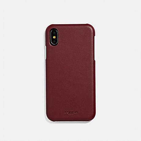 COACH IPHONE XR CASE - RED CURRANT - 39450