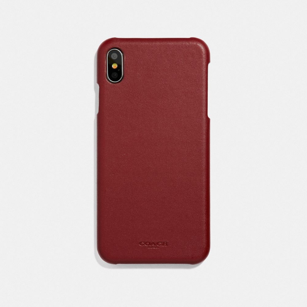 COACH 39451 Iphone Xs Max Case RED CURRANT