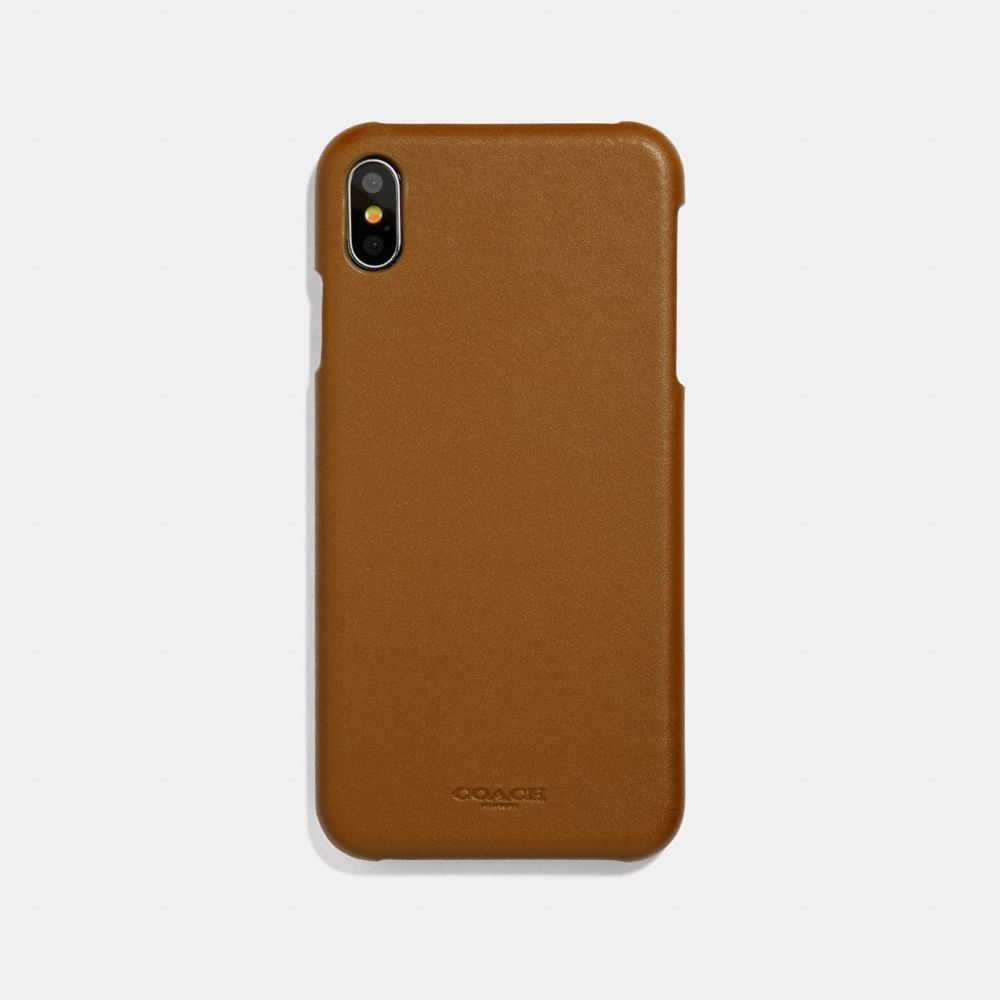 COACH Iphone Xs Max Case - SADDLE - 39451