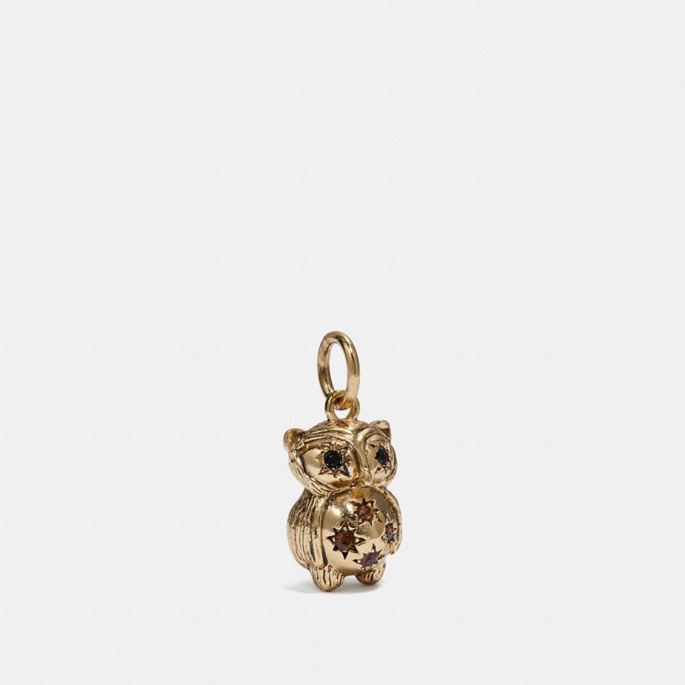 OWL CHARM - 39509 - MULTI/GOLD