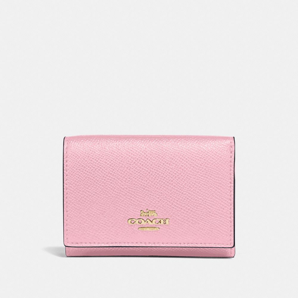 SMALL FLAP WALLET - GD/BLOSSOM - COACH 39737