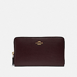 COACH CONTINENTAL WALLET - ONE COLOR - 39738