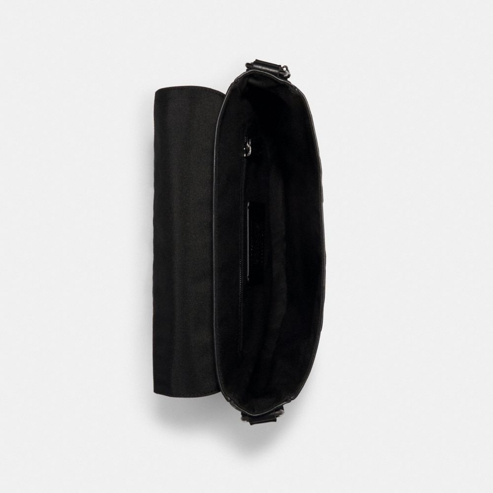 HOUSTON MAP BAG IN SIGNATURE LEATHER