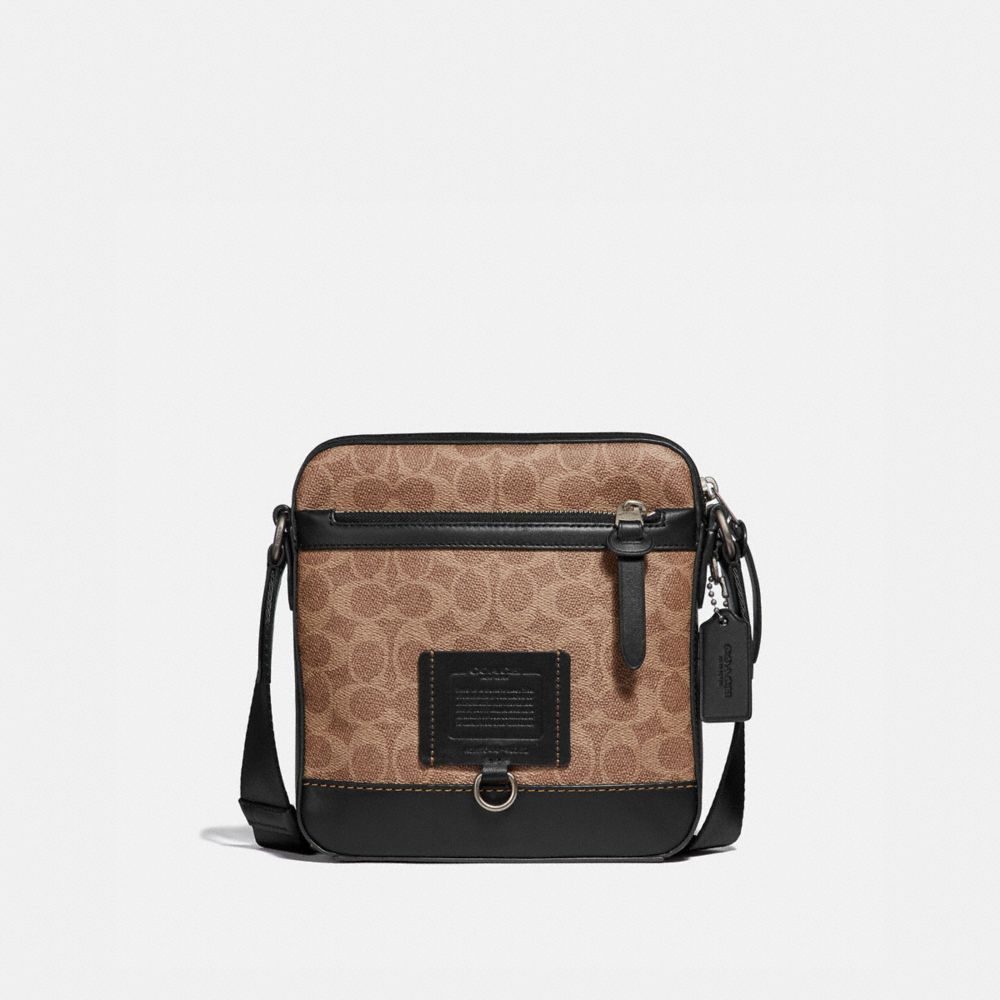 RIVINGTON CROSSBODY IN SIGNATURE CANVAS - JI/KHAKI - COACH 40352