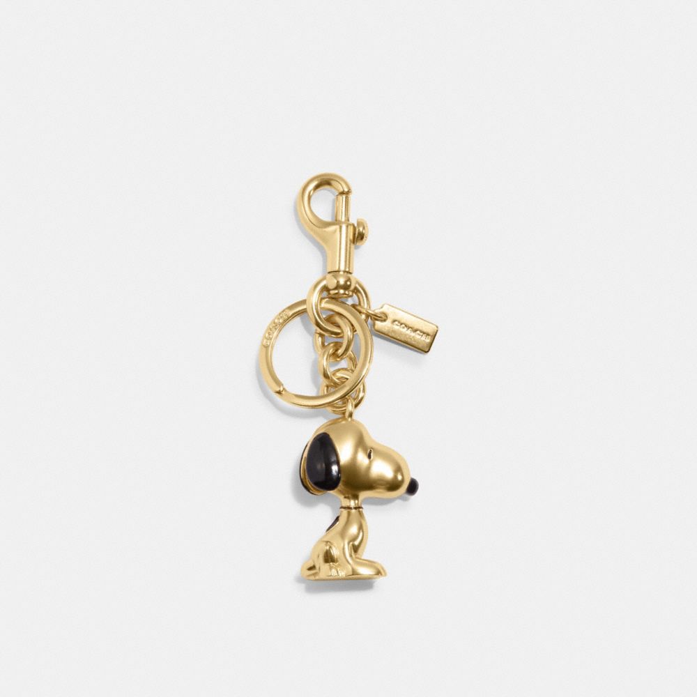 Coach X Peanuts Snoopy Bag Charm - 4040 - Gold Multi