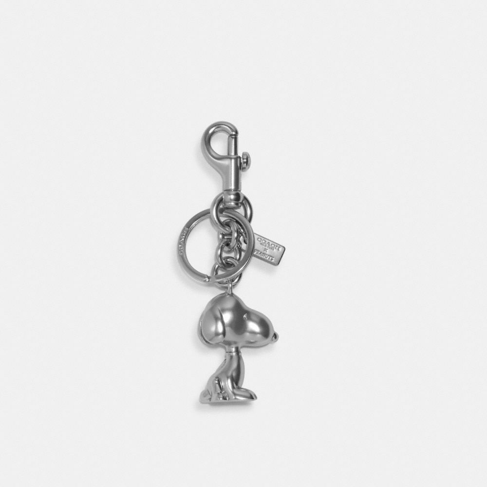 COACH 4040 - COACH X PEANUTS SNOOPY BAG CHARM - SILVER | COACH