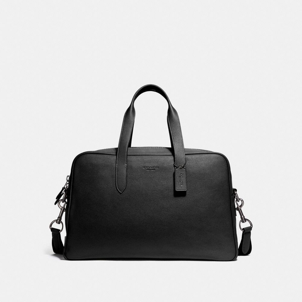 METROPOLITAN SOFT CARRYALL - 40459 - BLACK/BLACK ANTIQUE NICKEL