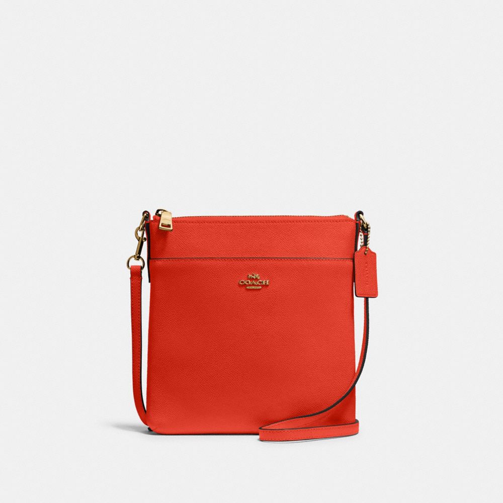 COACH 41320 - KITT MESSENGER CROSSBODY - B4/RED ORANGE | COACH HANDBAGS